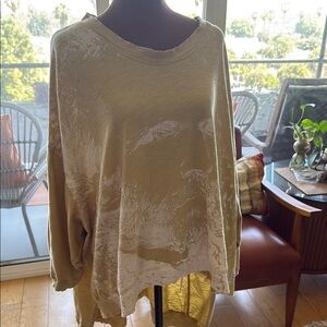 Magnolia Pearl Tan Oversized Long Sleeve Hoodie